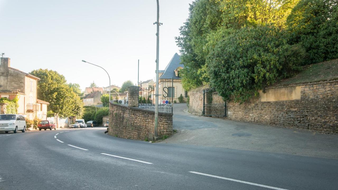 Côté Jardin avec Jacuzzi Privatif et parking privé Sarlat-la-Canéda Exterior foto